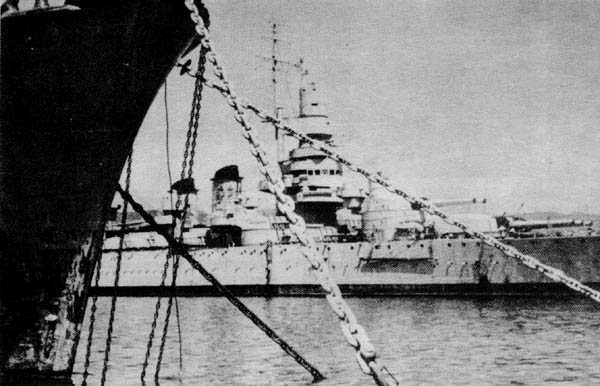 .  "" (Battleship "Caio Duilio")    . , 1954 .
