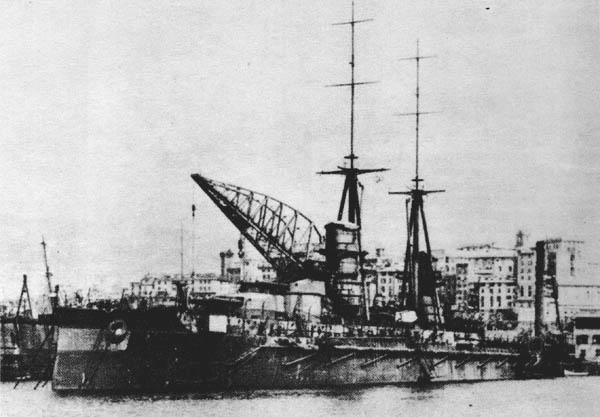 .     . Battleship Giulio Cesare.